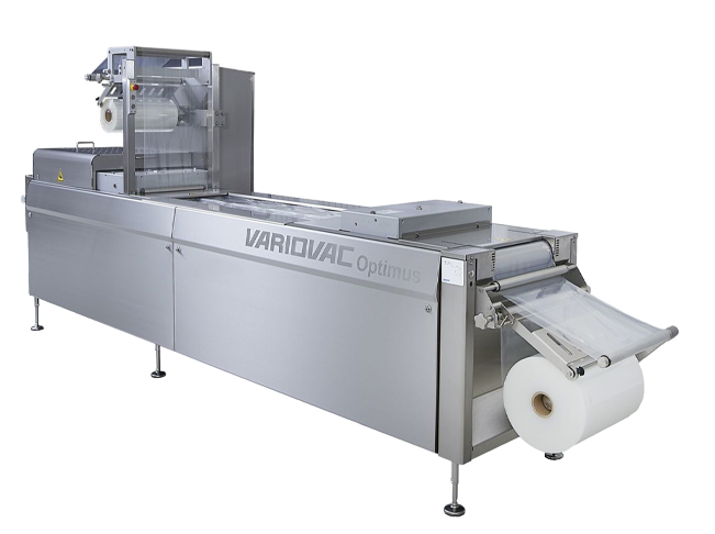 VARIOVAC Optimus verpakkingsmachine voor industriële bakkerijen.